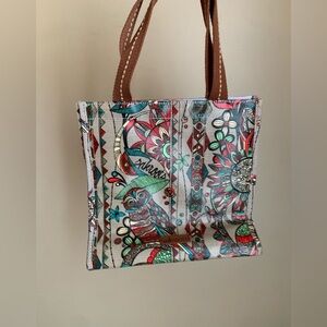 SakRoots‎ Spirit Desert mini tote owl  Floral lunch bag